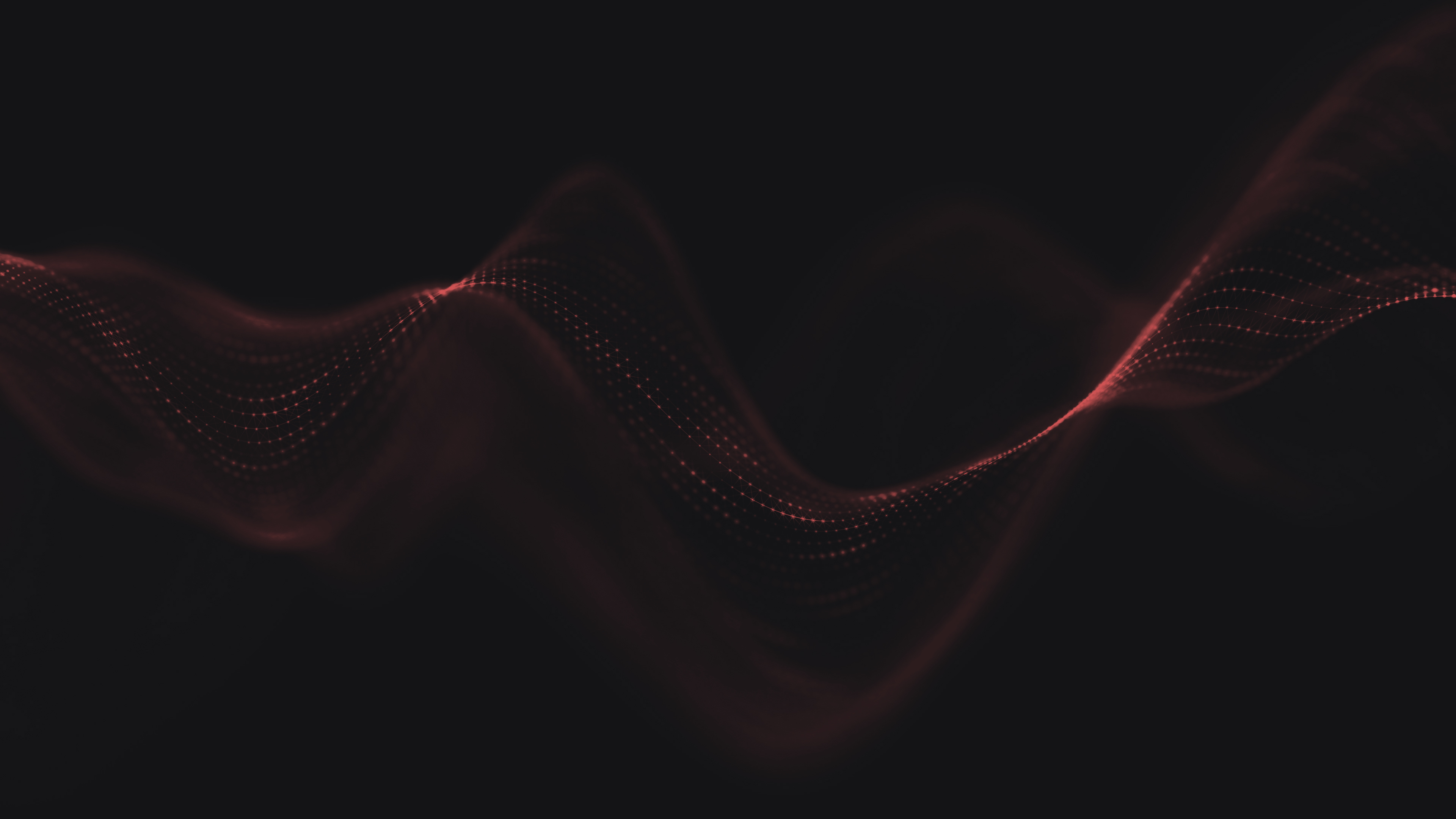 Abstract network visualization representing experienced leadership