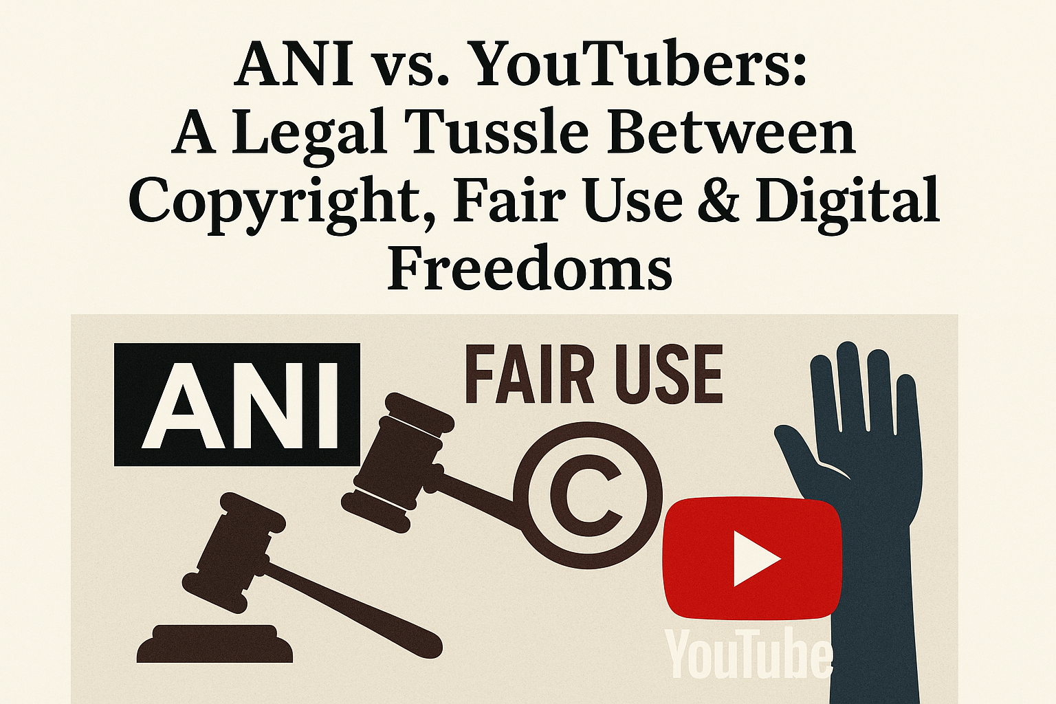 ANI vs. YouTubers: Copyright, Fair Use & Digital Rights