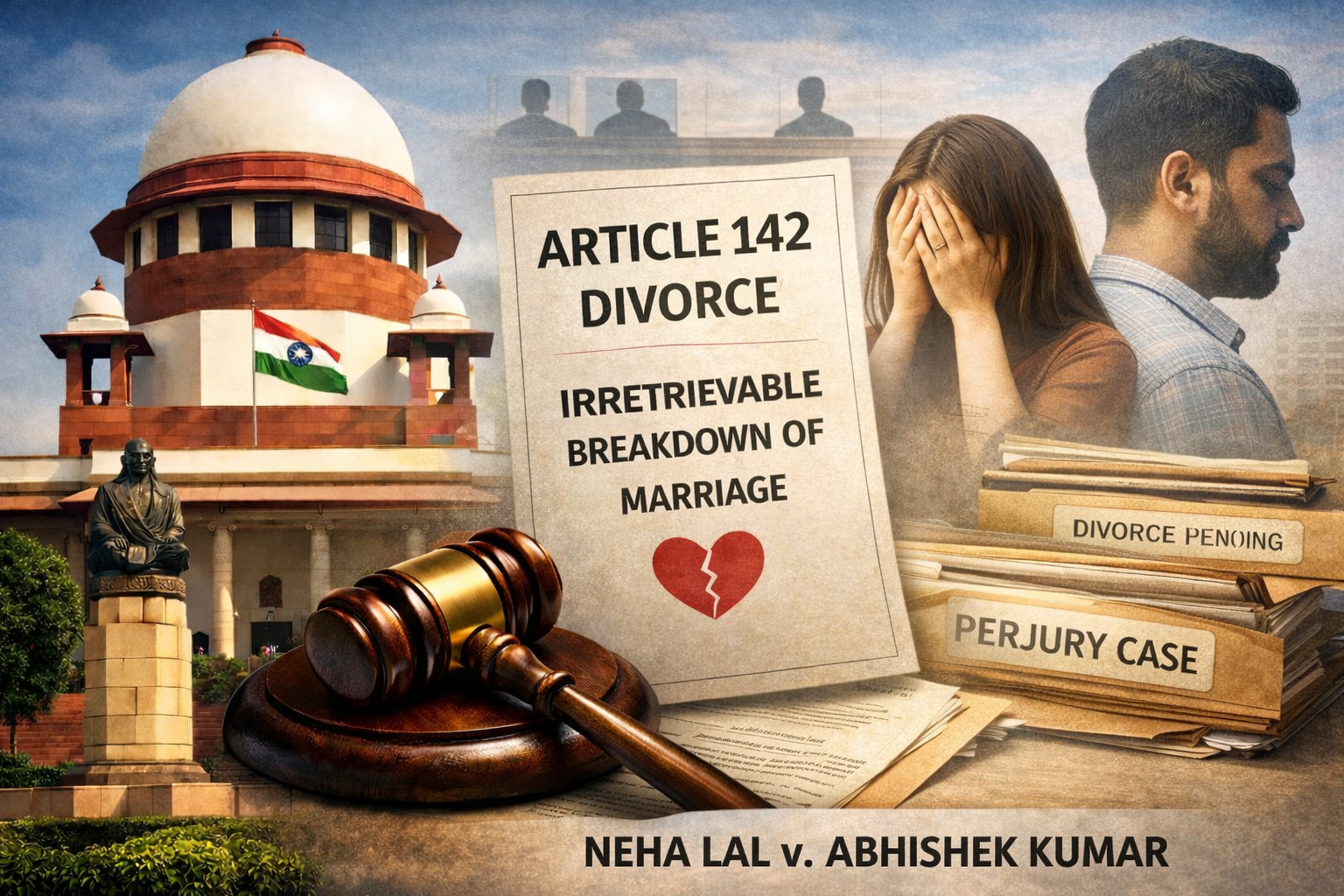 Article 142 Divorce for Irretrievable Breakdown: Supreme Court in Neha Lal v. Abhishek Kumar