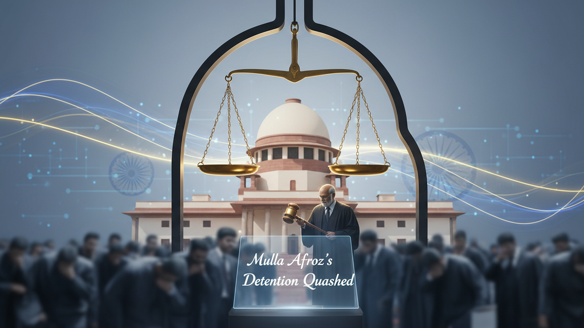 Confession Alone Cannot Justify NSA Detention: Supreme Court Quashes Mulla Afroz's Detention in Sambhal Case