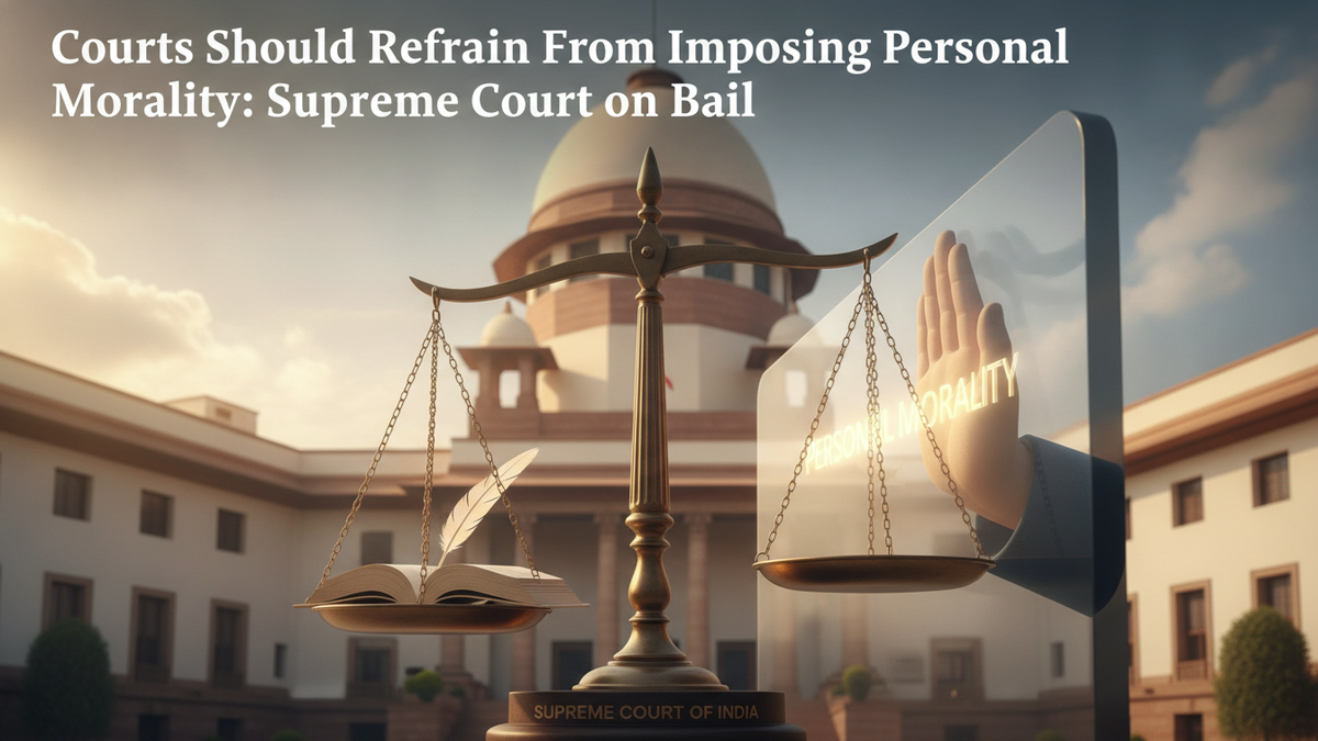 'Courts Should Refrain' From Imposing Personal Morality: Supreme Court Sets Aside a High Court's Bail Refusal in a POCSO Case