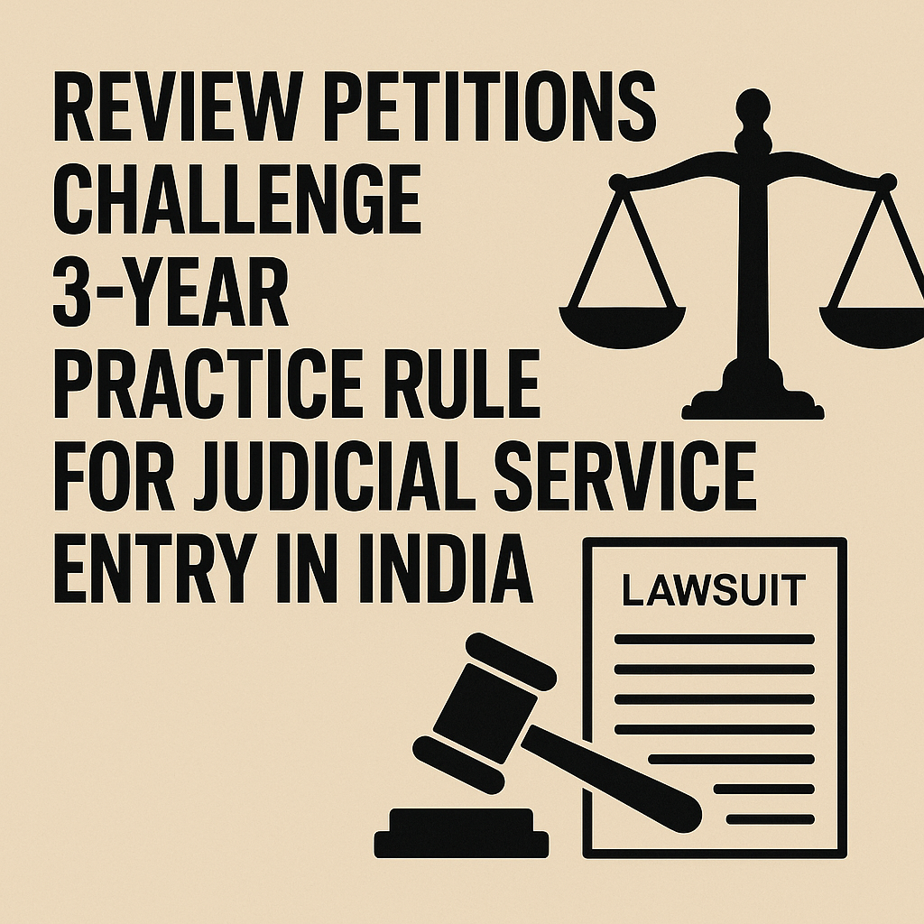 Debate Rekindled Over 3-Year Bar Practice Rule for Judicial Appointments in India