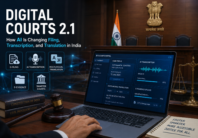 Digital Courts 2.1: How AI Is Changing Filing, Transcription, and Translation in India