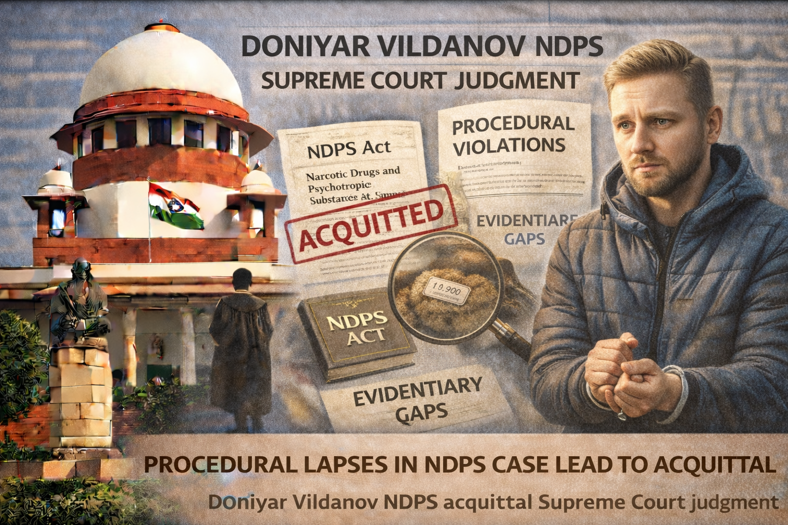Doniyar Vildanov NDPS Acquittal Supreme Court Judgment: Procedural Lapses Lead to Acquittal