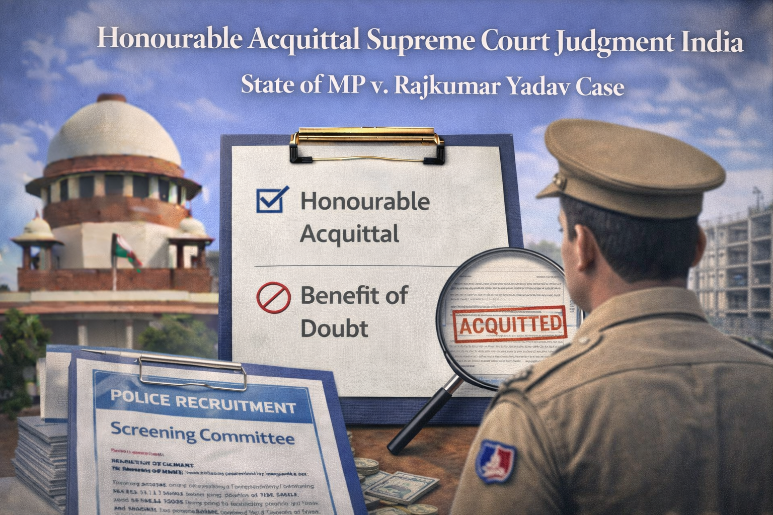 Honourable Acquittal Supreme Court Judgment India 2026 | State of MP v Rajkumar Yadav Case