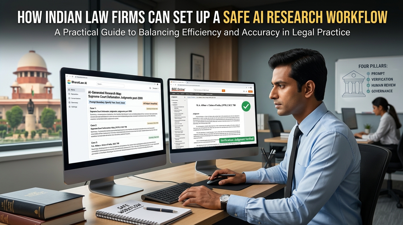 How Indian Law Firms Can Set Up a Safe AI Research Workflow
