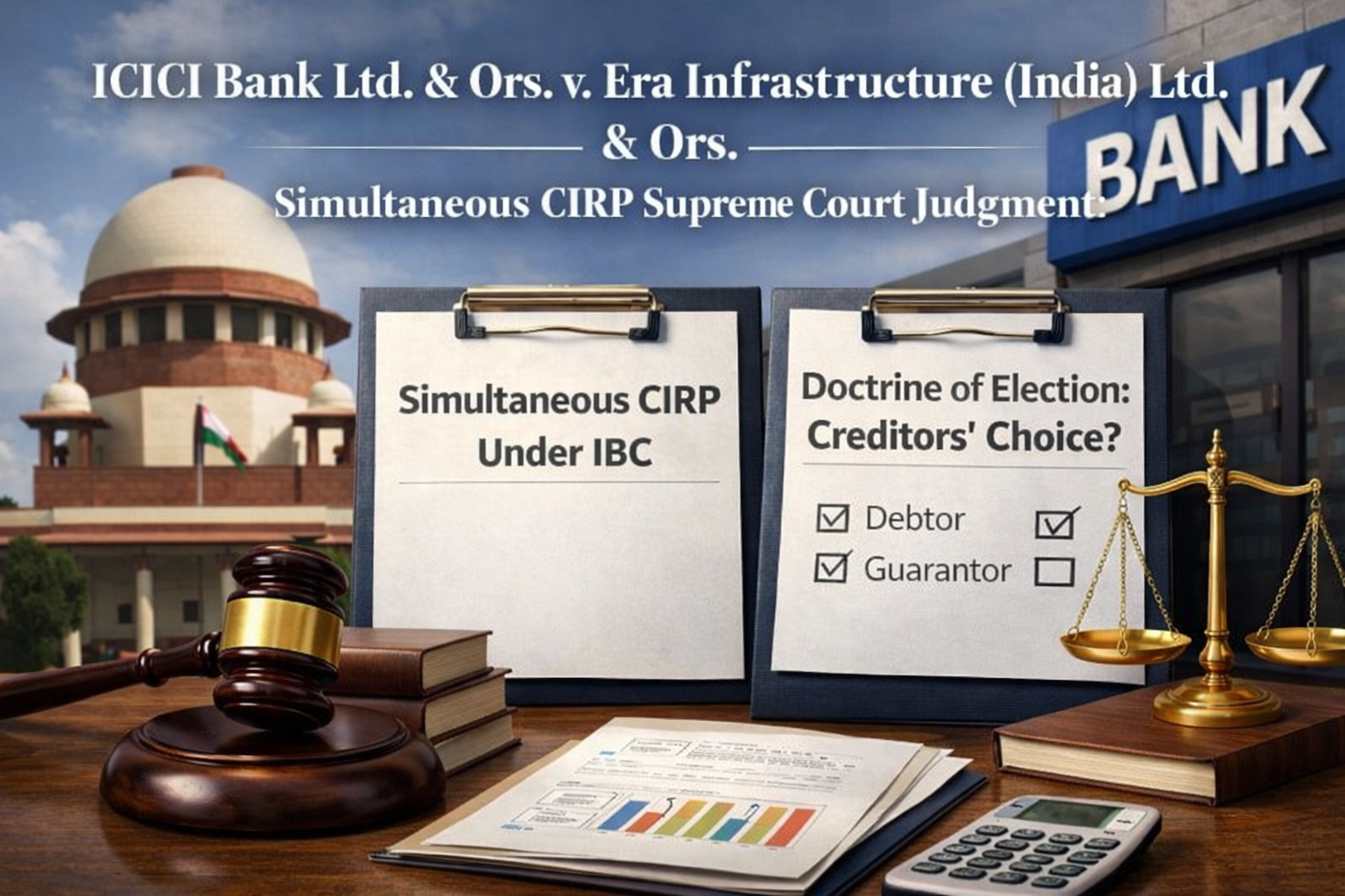 ICICI Bank Ltd. v. Era Infrastructure: Supreme Court on Simultaneous CIRP and Doctrine of Election