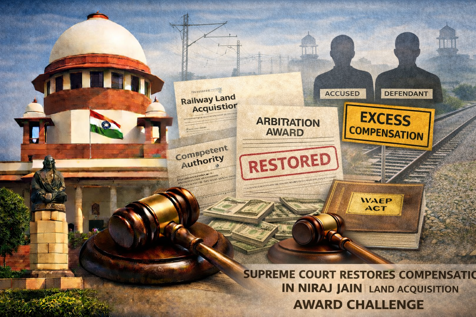 Land Acquisition Arbitral Award Challenge: Supreme Court Restores Compensation in Niraj Jain Case