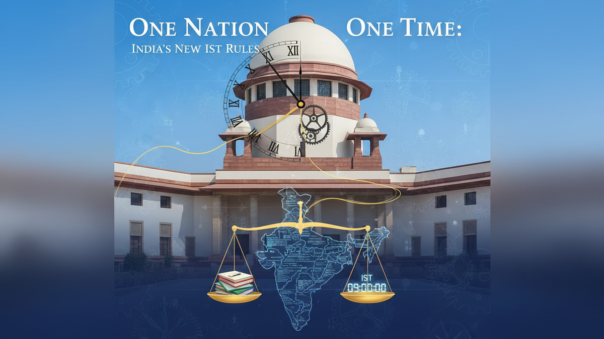 One Nation, One Time: India's New IST Rules and What They Mean for Contracts, Evidence, and Compliance