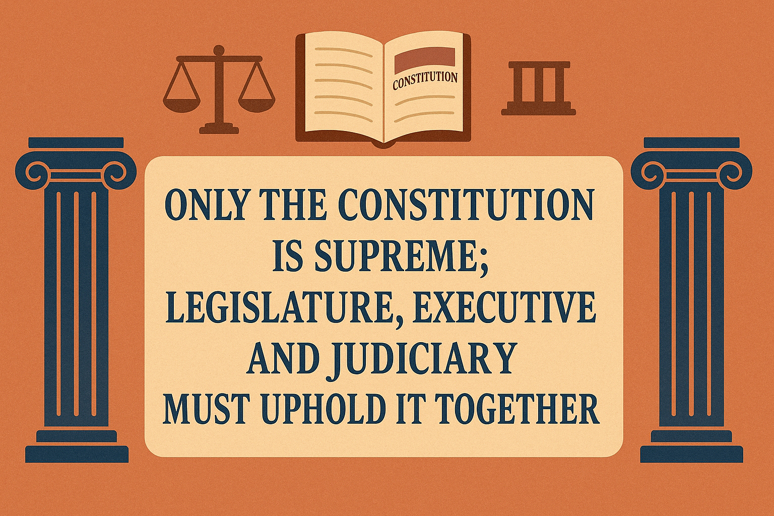 “Only the Constitution Is Supreme; Legislature, Executive and Judiciary Must Uphold It Together,” Declares CJI Gavai