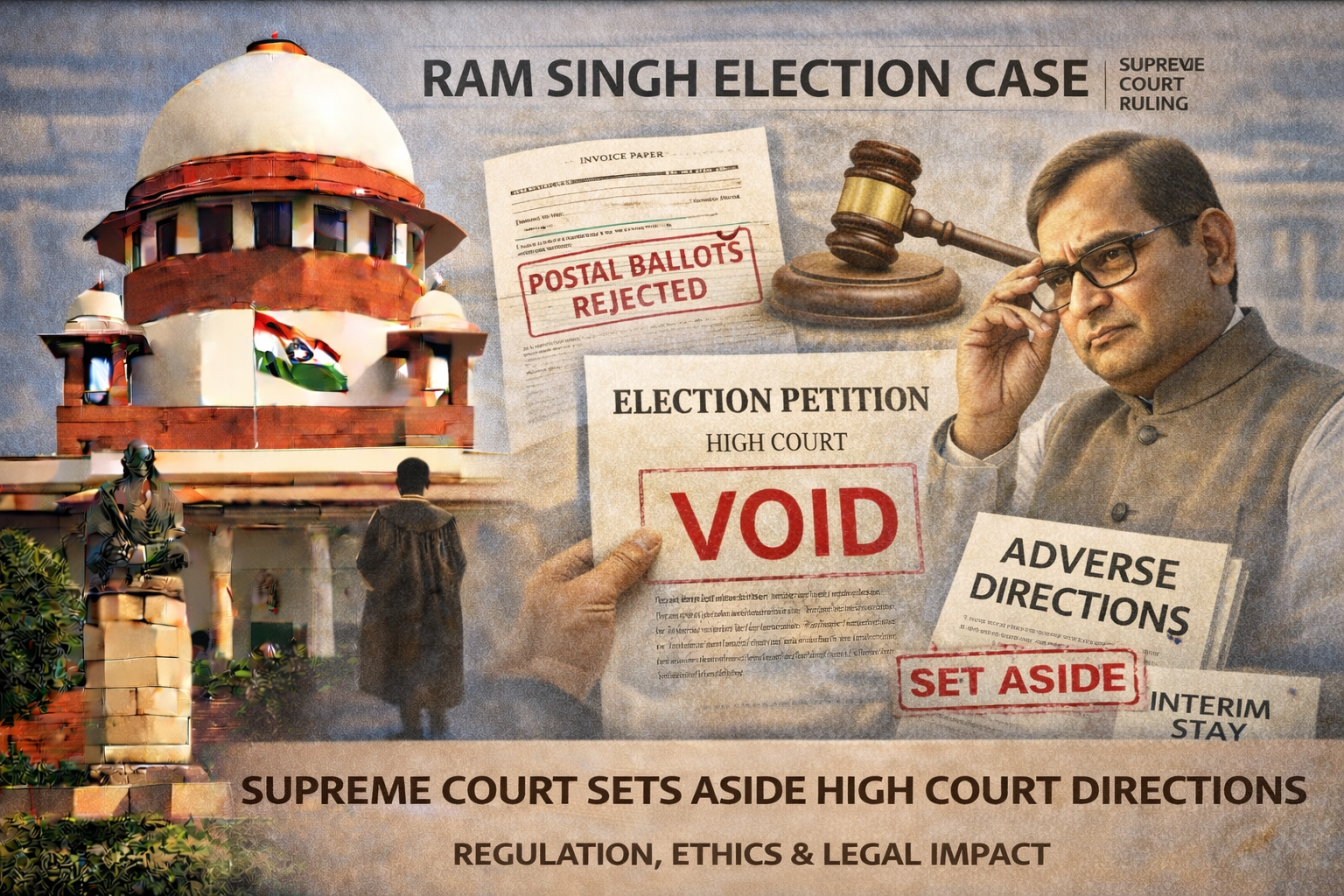 Ram Singh Election Case Supreme Court Ruling: SC Sets Aside High Court’s Adverse Directions