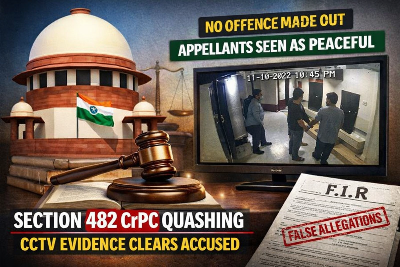Section 482 CrPC Quashing CCTV Evidence: Supreme Court Sets Clear Standard in Sajal Bose Case