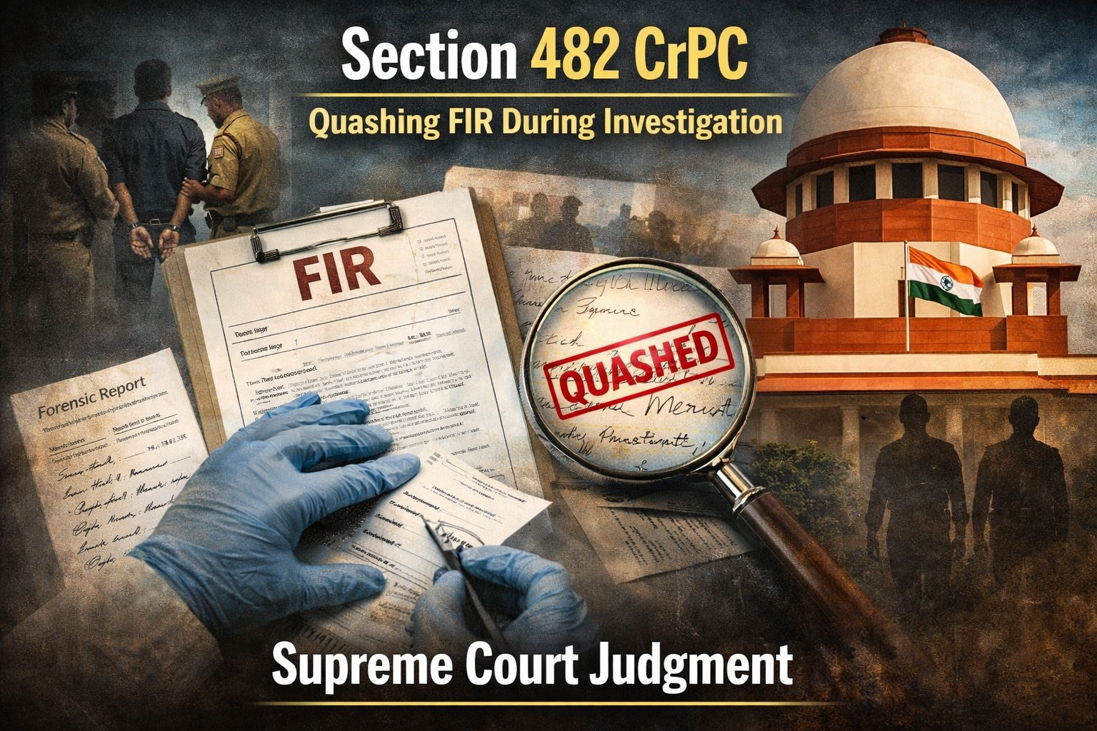 Section 482 CrPC Quashing FIR During Investigation: Supreme Court on Limits of High Court Powers