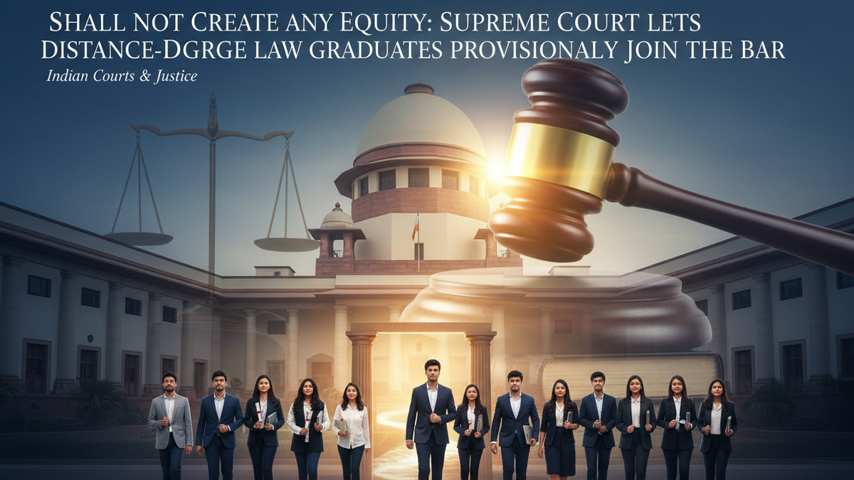 'Shall Not Create Any Equity': Supreme Court Lets Distance-Degree Law Graduates Provisionally Join the Bar