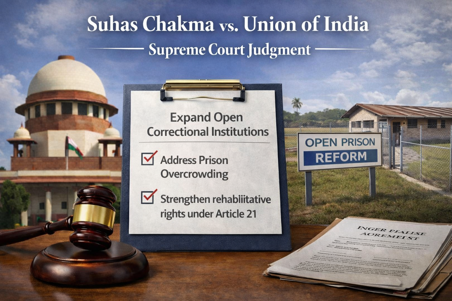 Suhas Chakma Open Prisons Supreme Court Judgment: Reforming India’s Prison System