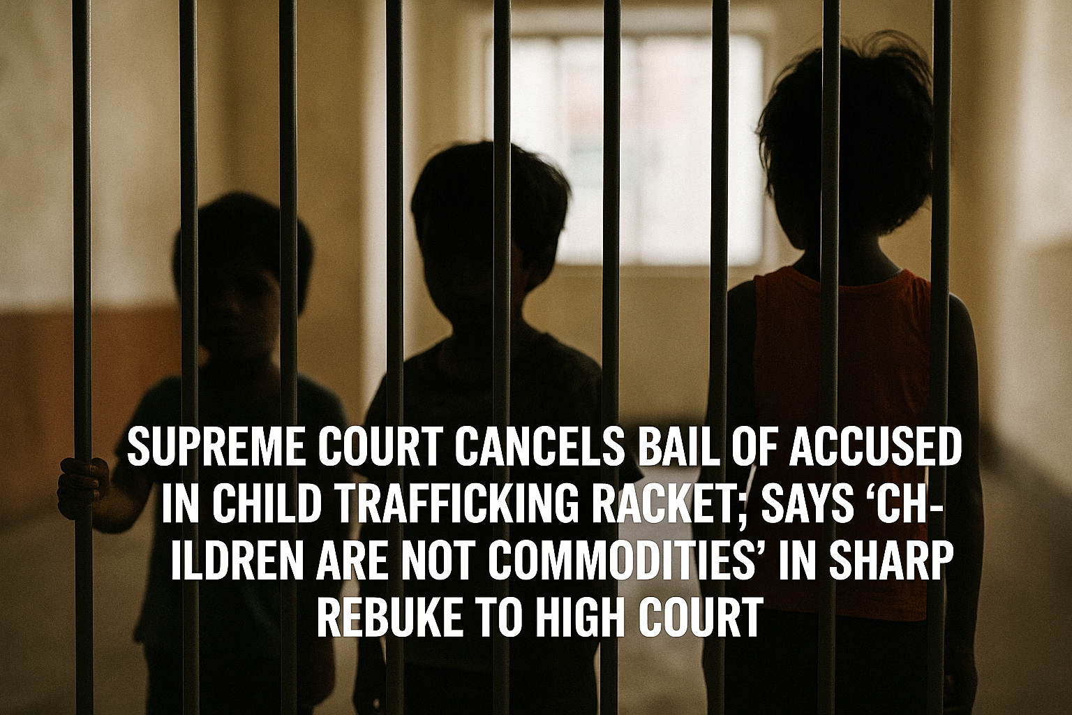 Supreme Court Cancels Bail of Accused in Child Trafficking Racket; Says “Children Are Not Commodities” in Sharp Rebuke to High Court