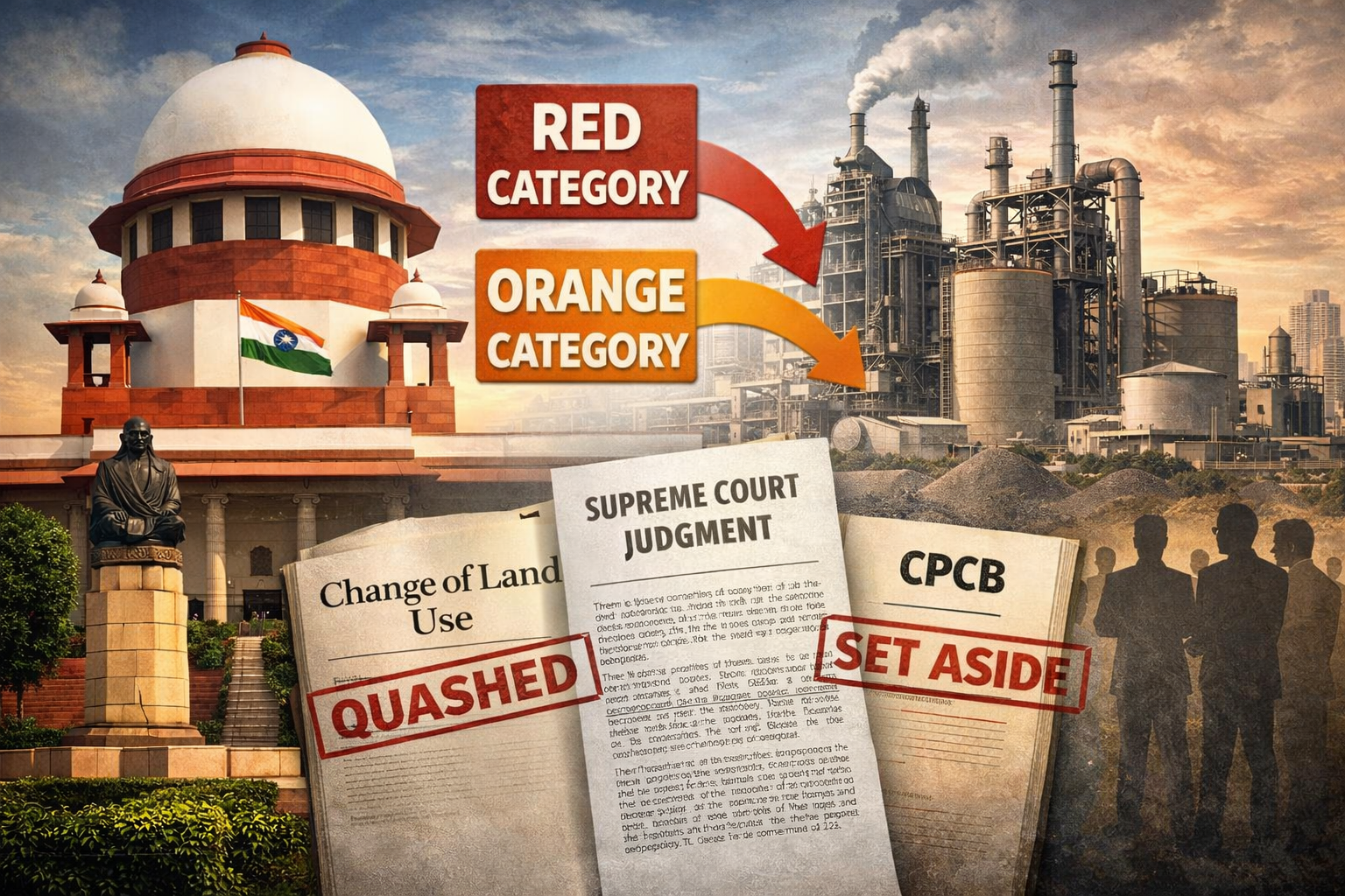 Supreme Court Cement Grinding Unit Reclassification: CLU Quashed and CPCB Downgrade Set Aside (2026 INSC 159)