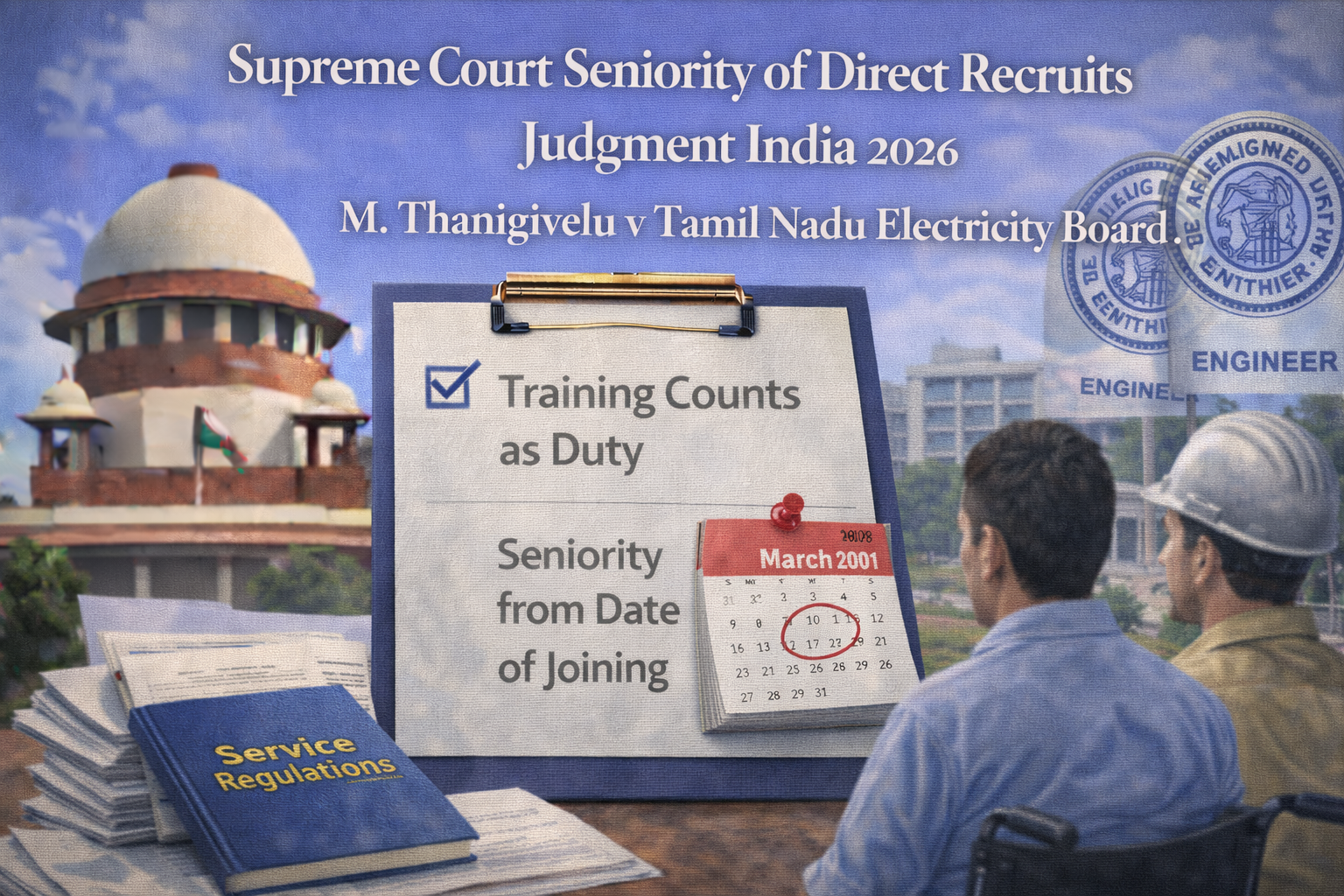 Supreme Court Seniority of Direct Recruits Judgment India 2026 | M. Thanigivelu v Tamil Nadu Electricity Board