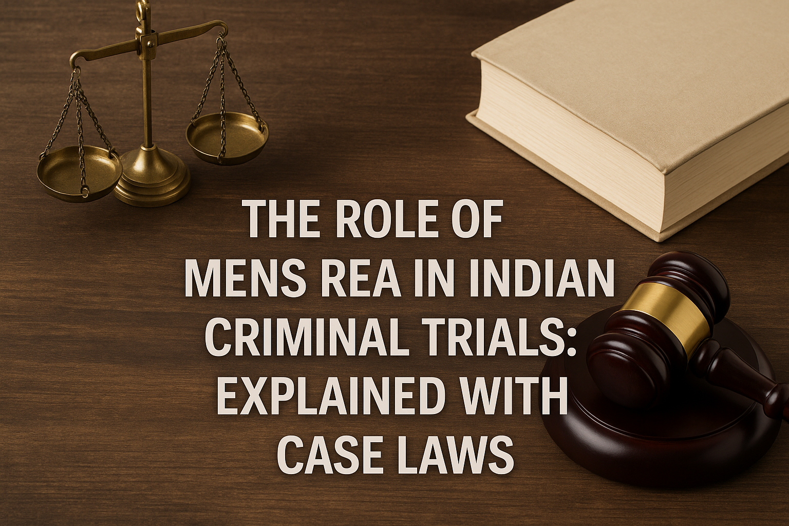 What is Mens Rea in Indian Criminal Law? Role, Types & Key Case Laws