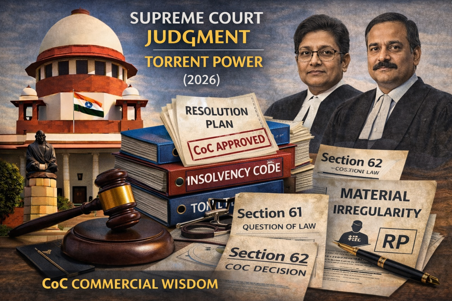 Torrent Power Supreme Court Judgment (2026): CoC Commercial Wisdom and Limits of Judicial Review under IBC