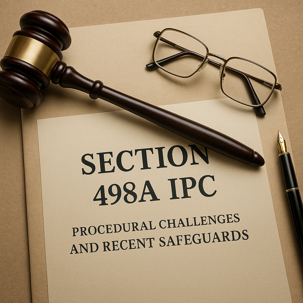 Understanding Section 498A IPC: Procedural Challenges and Recent Safeguards