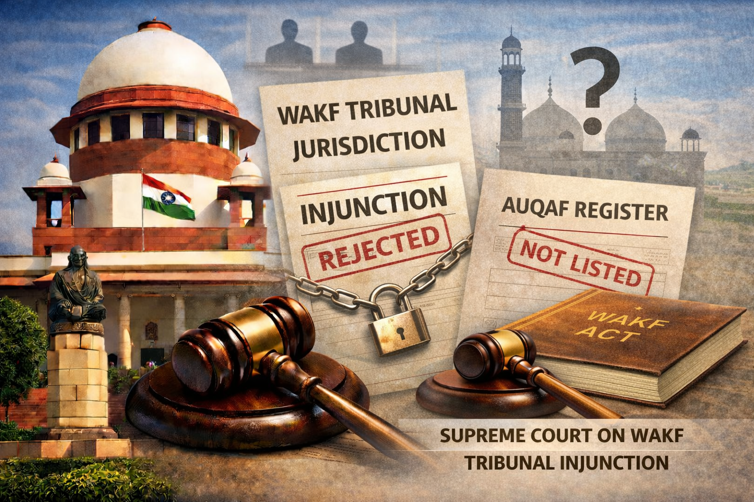 Wakf Tribunal Jurisdiction Injunction: Supreme Court Clarifies Limits under the Wakf Act