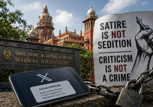 When the State Mistakes a Punchline for a Punch: Satire, Sedition, and the Madras High Court's Timely Reminder